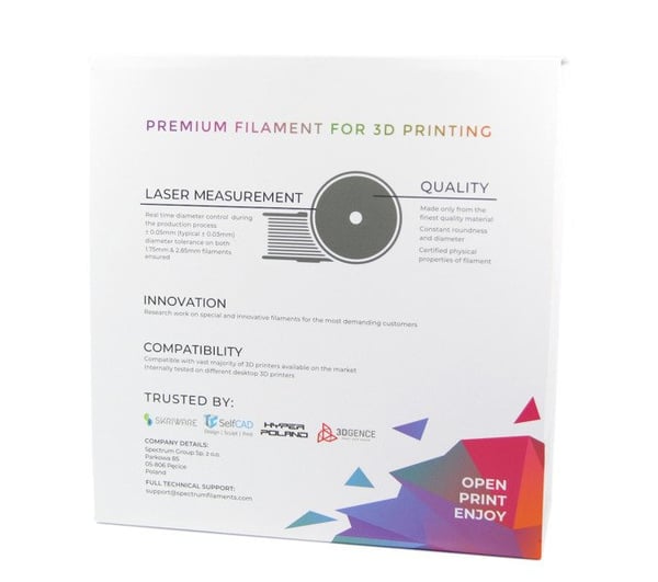 Spectrum Filaments Spectrum PLA Pro Polymælkesyre (PLA) Blå 1 kg
