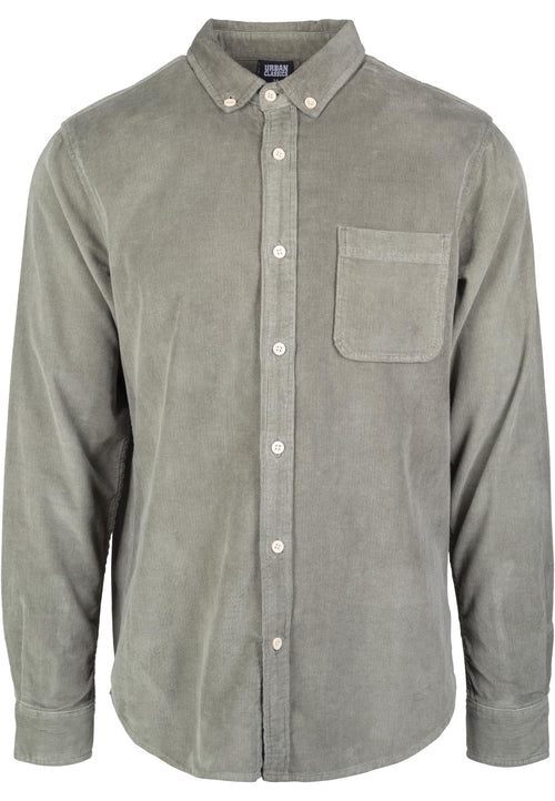 Urban Classics TB2414-00176-0046 Skjorte Krave med knapper Langærmet Bomuld