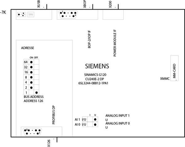 Siemens 6SL3244-0BB12-1PA1 gateway/controller