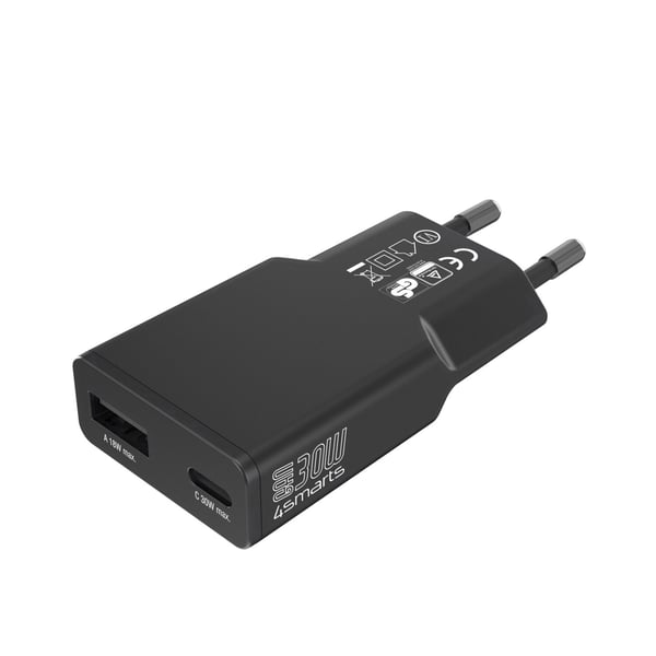 4smarts 541744 oplader til mobil enhed Universel Sort Vekselstrøm Hurtig opladning Indendørs 4smarts 541744 oplader til mobil enhed Universel Sort Vekselstrøm Hurtig opladning Indendørs