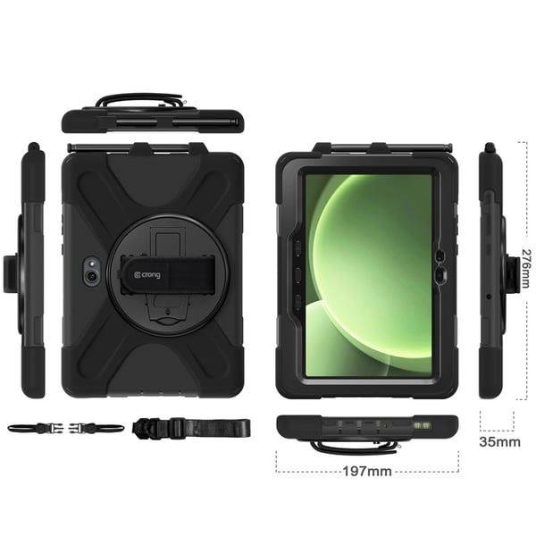 Crong CRGDPSGTA5BLK iPad-fodral 25,6 cm (10.1") Stötfångande Svart