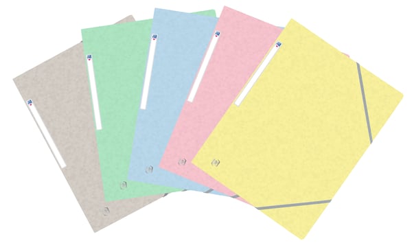 Oxford 400116400 folder Pap Blå, Grøn, Gul, Lyserød, Grå A4 Oxford 400116400 folder Pap Blå, Grøn, Gul, Lyserød, Grå A4