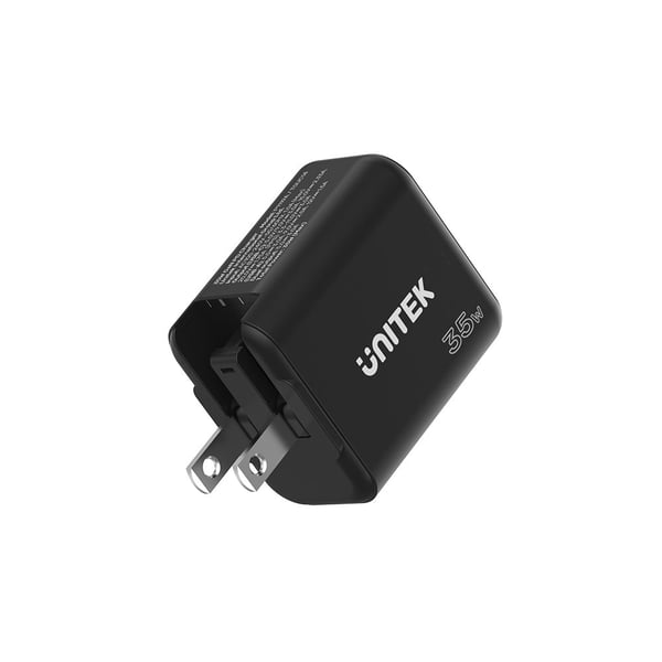 UNITEK P1119A oplader til mobil enhed Universel Sort Vekselstrøm Hurtig opladning Indendørs