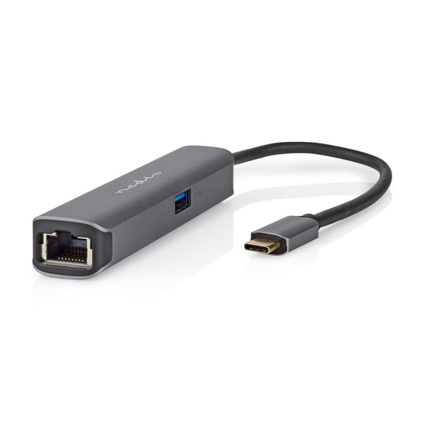 Nedis CCBW64220AT02 dockingstation USB 3.2 Gen 1 (3.1 Gen 1) Type-C Anthracit
