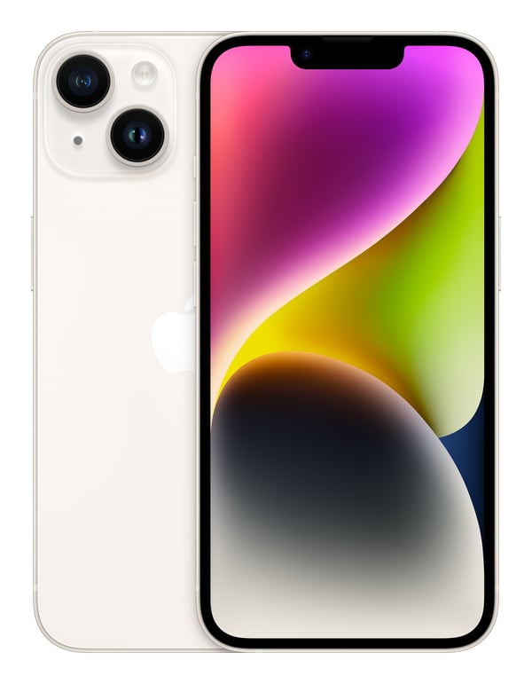Miniatyrbillede 1 af 6: Apple iPhone 14 Plus 17 cm (6.7") Dual SIM iOS 17 5G 128 GB Hvid