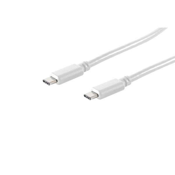 S/CONN maximum connectivity 13-45156 USB-kabel USB 3.2 Gen 2 (3.1 Gen 2) 1,5 m USB C 10 Gbit/sek. Hvid