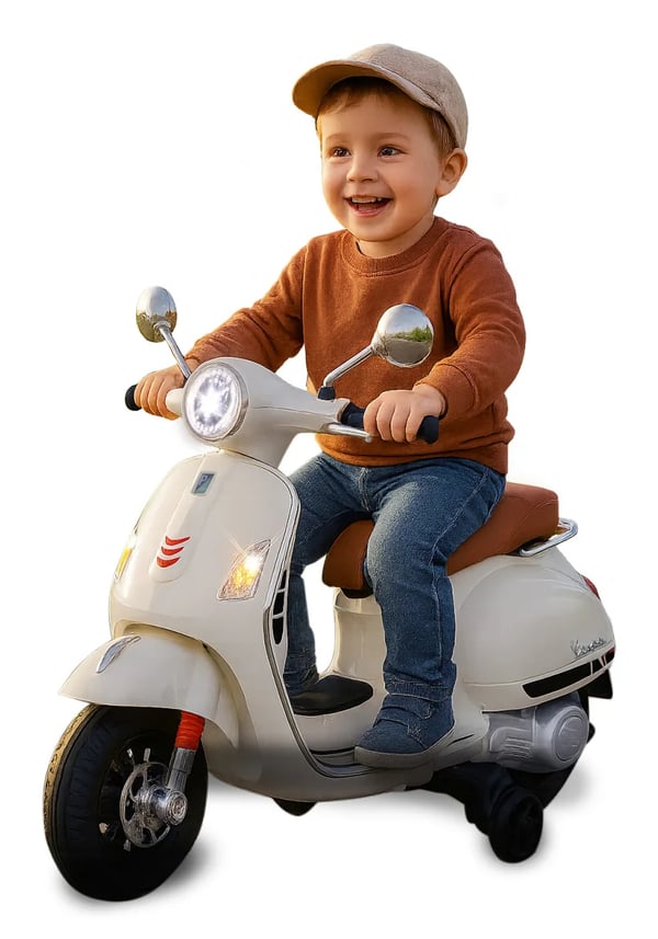 Miniatyrbild 9 av 11: Jamara Ride-on Vespa GTS 125 Åkleksak, scooter