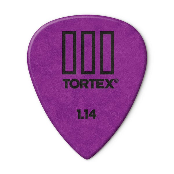 Dunlop Manufacturing Tortex TIII guitar plektre 12 stk Lilla