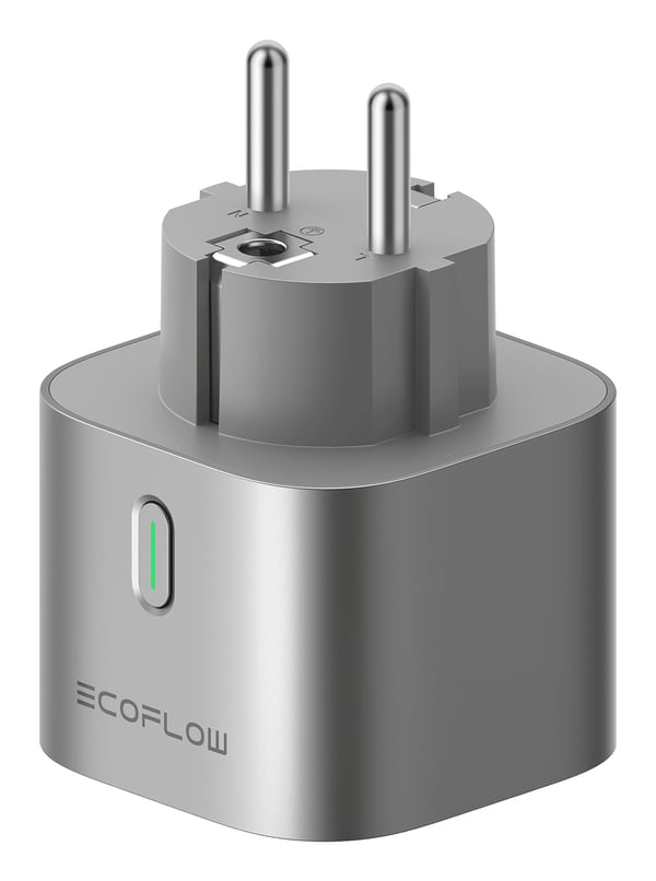 Miniatyrbillede 1 af 3: EcoFlow EFA-SMARTPLUG-EU smart stik Sølv