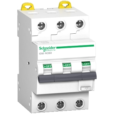 Schneider Electric iC60 RCBO kredsløbsafbryder 3P