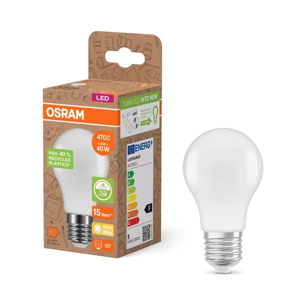 Osram 4058075831766 LED-lampe Varm hvid 2700 K 4,9 W E27 F