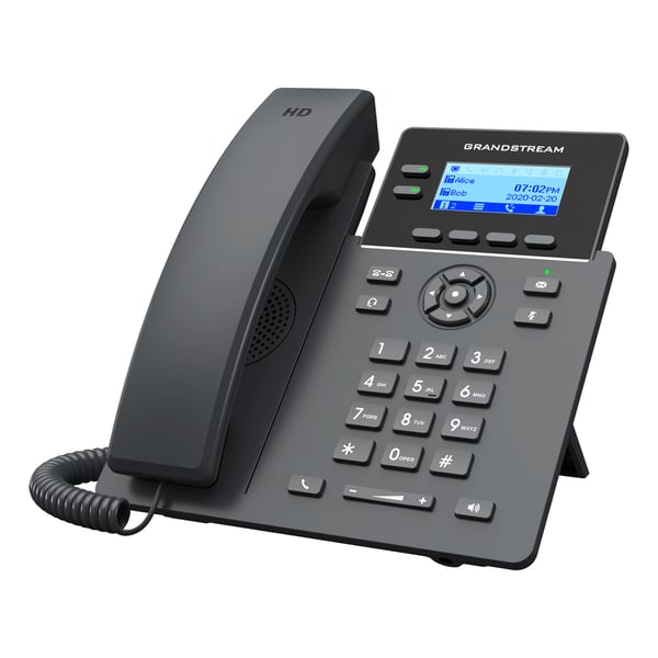 Miniatyrbild 3 av 4: Grandstream Networks GRP2602P IP-telefoner Svart 2 linjer LCD