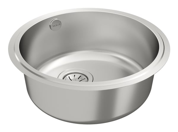 Teka BE Ø390 Top-monteret vask Cirkel Rustfrit stål