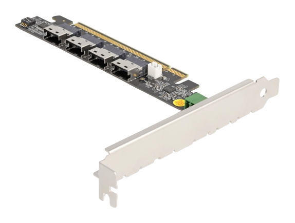 Miniatyrbild 1 av 3: DeLOCK 90111 nätverkskort/adapters Intern PCIe