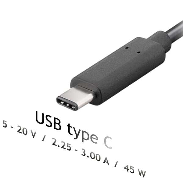 Akyga AK-ND-60 strømadapter og vekselret Universel 45 W Sort