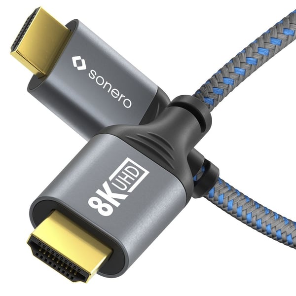 sonero SPC-HD110-020 HDMI-kabel 2 m HDMI Type A (Standard) Blå, Grå