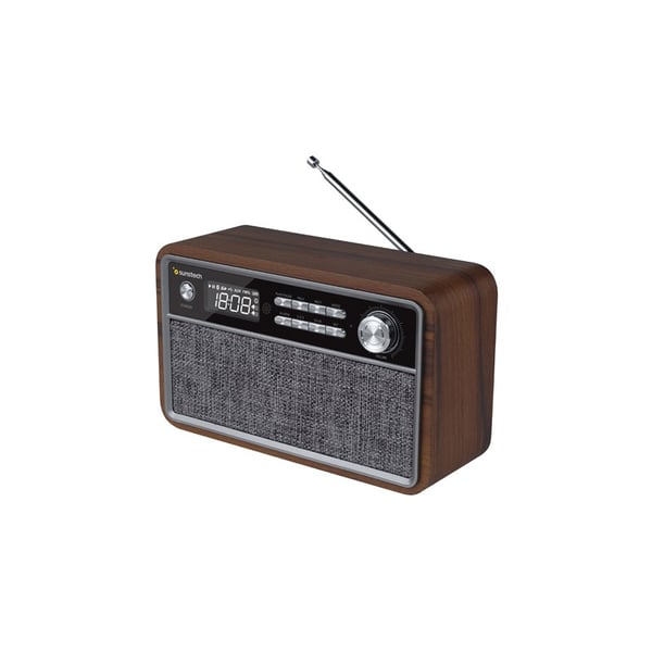 Sunstech RPBT500 Kannettava Digitaalinen Musta, Puu