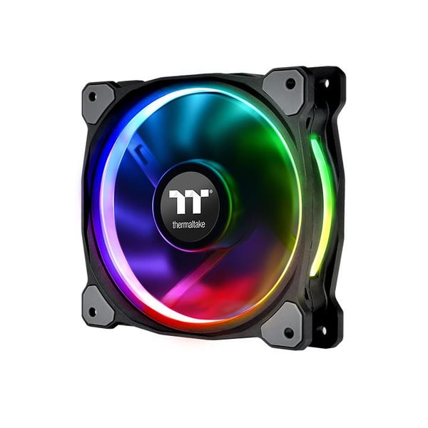 Miniatyrbillede 1 af 15: Thermaltake CL-F076-PL12SW-A Computerkølesystem Computerkabinet Ventilator 12 cm Sort