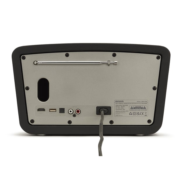 Aiwa BSTU-750BK kaiutin Harmaa, Hopea Langaton 50 W