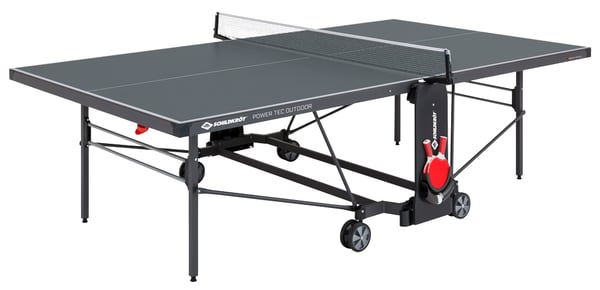 Miniatyrbillede 1 af 3: Donic Schildkröt PowerTec Outdoor bordtennisbord Fritstående Grå