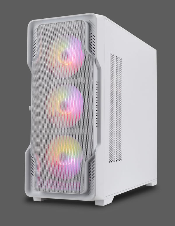 Nanoxia DS-9ARGB-W computeretui Midi Tower Hvid