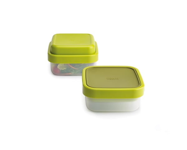 Miniatyrbillede 1 af 5: Joseph Joseph GoEat Salat Box Firkant Kasse 1,1 L Grøn, Transparent