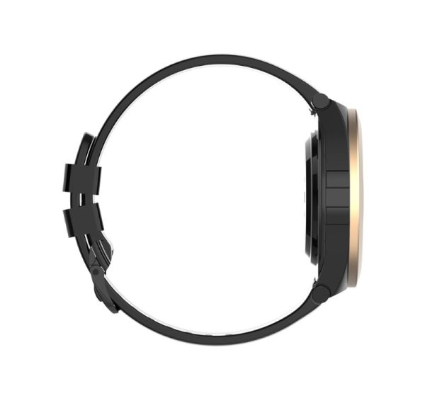 Miniatyrbillede 5 af 6: MaxCom FW76 Gal 3,02 cm (1.19") AMOLED 42 mm Digital 390 x 390 pixel Berøringsskærm Guld, Sort