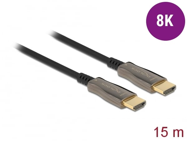 DeLOCK 84037 HDMI-kabel 15 m HDMI Typ A (standard) Svart DeLOCK 84037 HDMI-kabel 15 m HDMI Typ A (standard) Svart