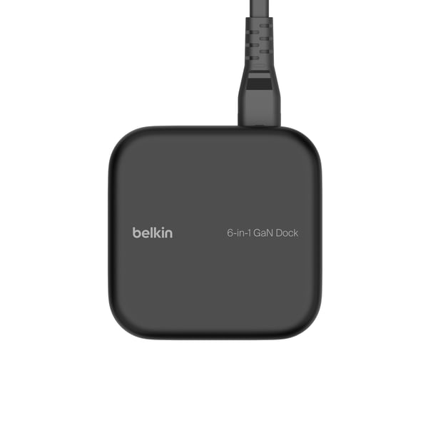 Miniatyrbillede 1 af 6: Belkin CONNECT USB-C 6-i-1 Core GaN (130W) 96W PD INC018vfBK