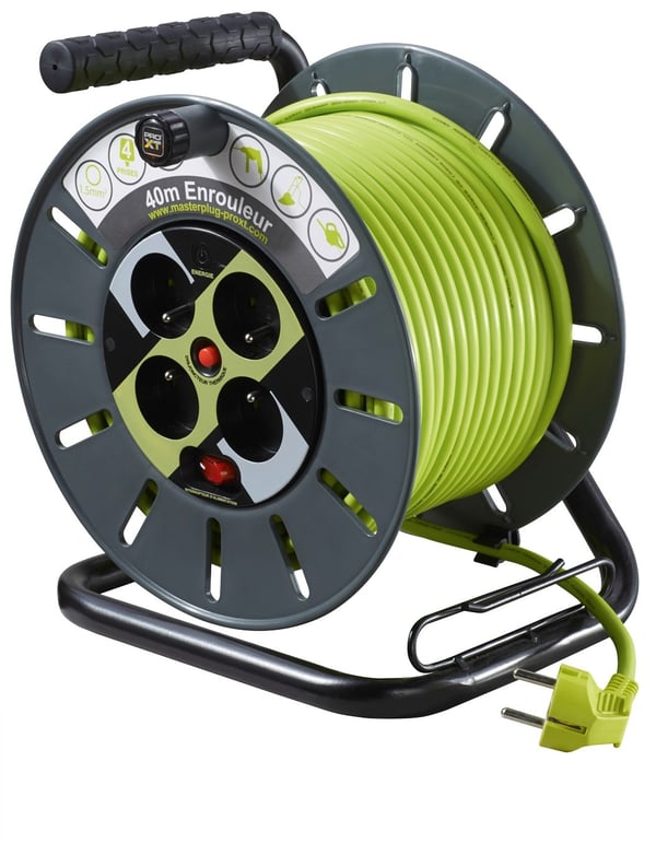 Goobay 61264 strömkablar Grön 40 m Goobay 61264 strömkablar Grön 40 m