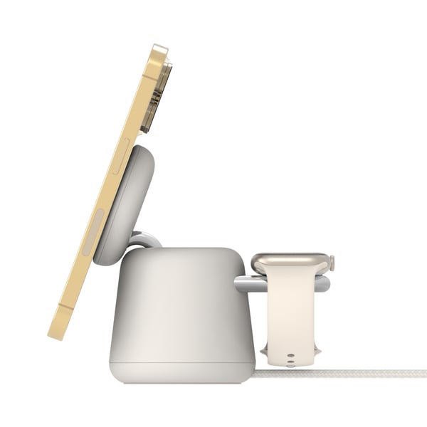 Belkin WIZ020vfH37 Headset, Smartphone, SmartWatch Sand USB Trådløs opladning Hurtig opladning Indendørs