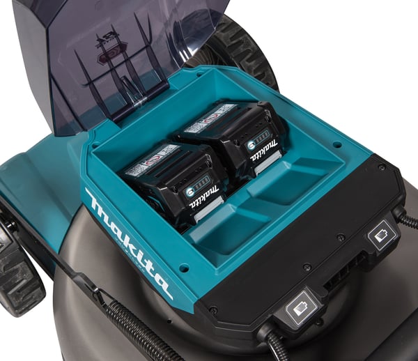 Miniatyrbild 13 av 23: Makita LM002G gräsklippare Handgräsklippare Batteri Svart, Blå