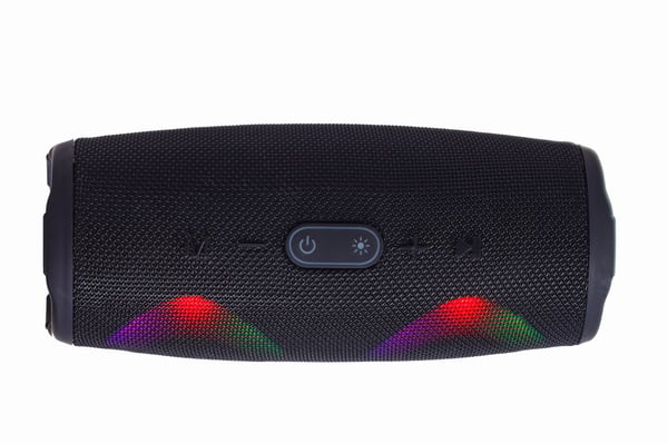 Gembird SPK-BT-LED-02 Kannettava ja juhlakaiutin Kannettava monokaiutin Musta 10 W