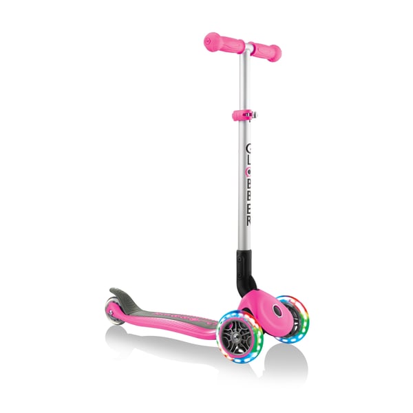 Miniatyrbillede 1 af 4: Globber Primo Foldable Lights Børn Klassisk scooter Lyserød