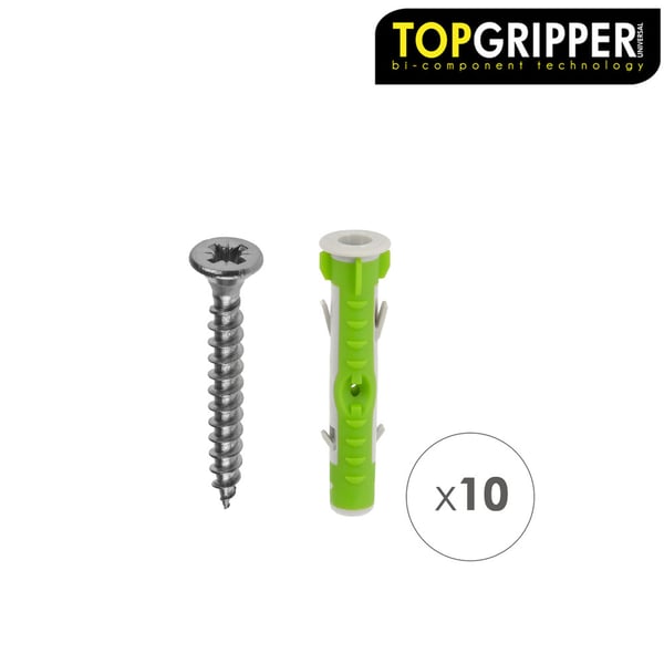Pikkukuva 2 / 4: Wolfpack Blister Tacos Topgripper Bimaterial Con Tornillos Ø 10 mm. 10 Piezas