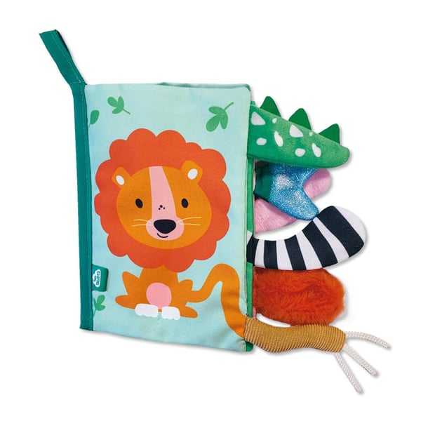 SES Creative Tiny Talents Sensory animal tails cloth book motorik legetøj