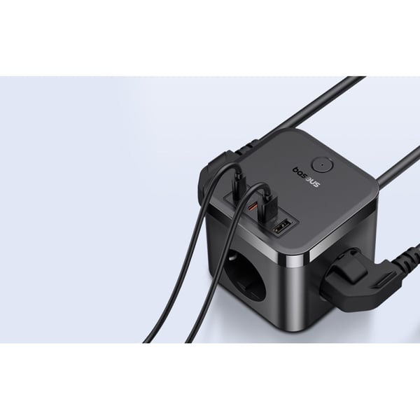 Pikkukuva 2 / 5: Baseus PowerCombo Universaali Musta AC Sisätila
