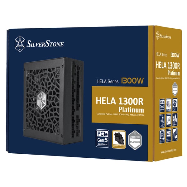 Pikkukuva 11 / 14: Silverstone HELA 1300R Platinum virtalähdeyksikkö 1300 W 20+4 pin ATX ATX Musta