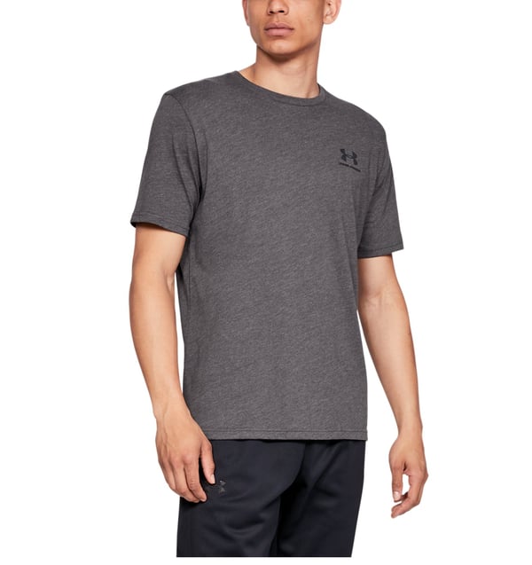 Under Armour Sportstyle Left Chest T-tröja Rund halsringning Kortärmad Bomull, Polyester