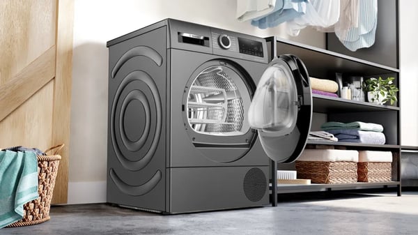 Bosch Serie 6 WQG245DRES tørretumbler Fritstående Front-læsning 9 kg Grå