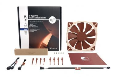 Miniatyrbillede 3 af 4: Noctua NOC-NF-A20-PWM Computerkabinet Ventilator 20 cm Beige, Brun 1 stk