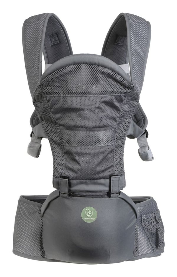 Pikkukuva 1 / 7: Dreambaby G2465 kantoliina Vauvan pehmeä kantoreppu Kangas Harmaa