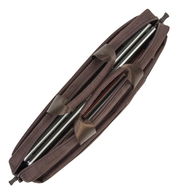 Rivacase 8335 BROWN väskor bärbara datorer 39,6 cm (15.6") Portfölj Brun