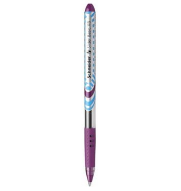 Schneider Schreibgeräte Slider Basic Violett Kulspetspenna, pinnformad Extra Bred 10 styck