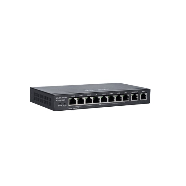 Ruijie Networks RG-EG210G-P kabelansluten router Gigabit Ethernet Svart