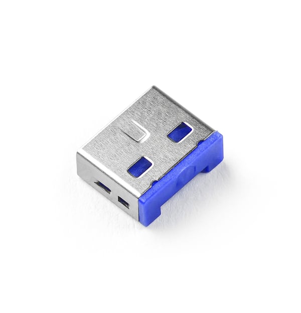 Pikkukuva 1 / 4: Smartkeeper UL03P2DB portin lukitsin USB A-tyyppi Sininen Muovi 100 kpl