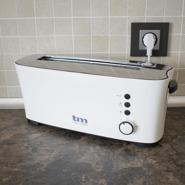 Miniatyrbillede 8 af 9: TM Electron TMPTS001 7 1000 W Rustfrit stål, Hvid