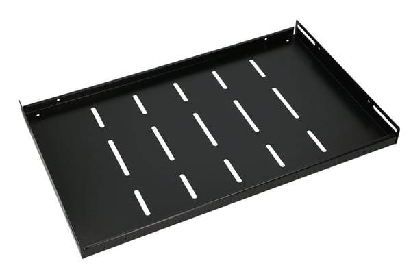 Extralink SHELF 1U FOR WALL CABINETS 19\" 300MMX1U BLACK Kehikon hylly