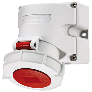 Mennekes CEE-VÆGSTIKKONTAKT 5X16A IP67 / MENNEK AM 9142