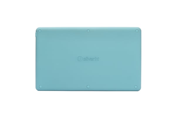 Miniatyrbillede 5 af 6: SilverHT 111936640199 tastatur til mobil enhed Spansk Bluetooth Blå, Hvid
